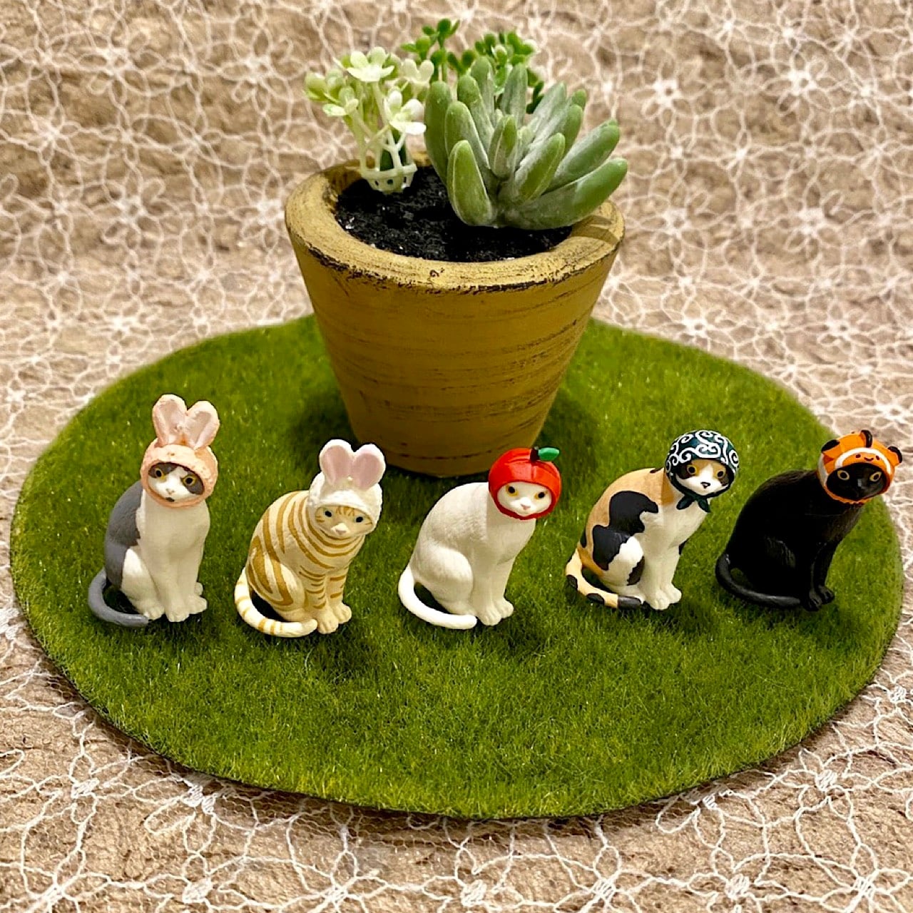 ねこのかぶりものフィギュア | 猫家商店