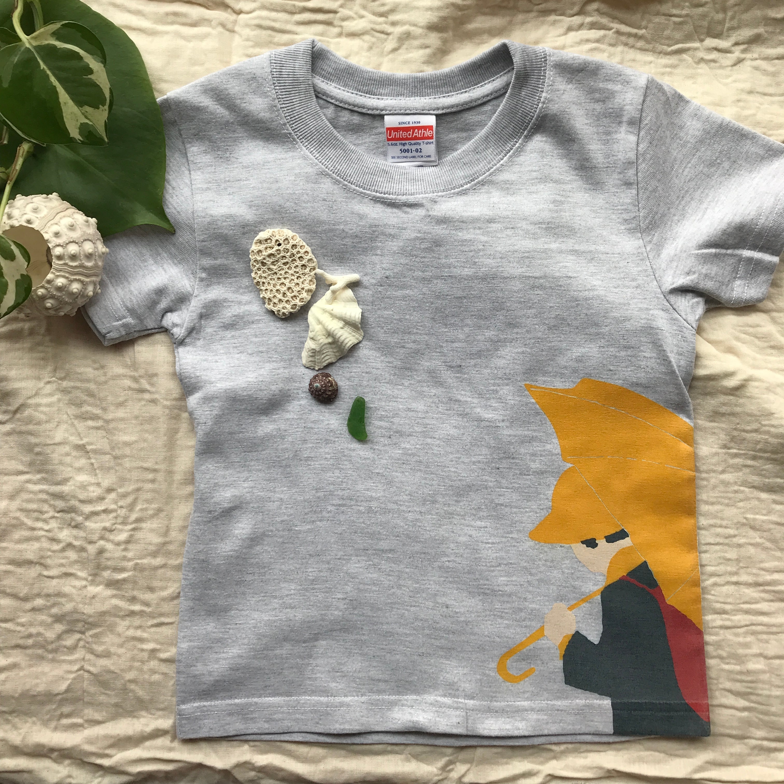 【GREY/グレー】 KIDS  "Buttercup T "  Tシャツ キッズサイズ おしゃれ な オリジナルデザイン