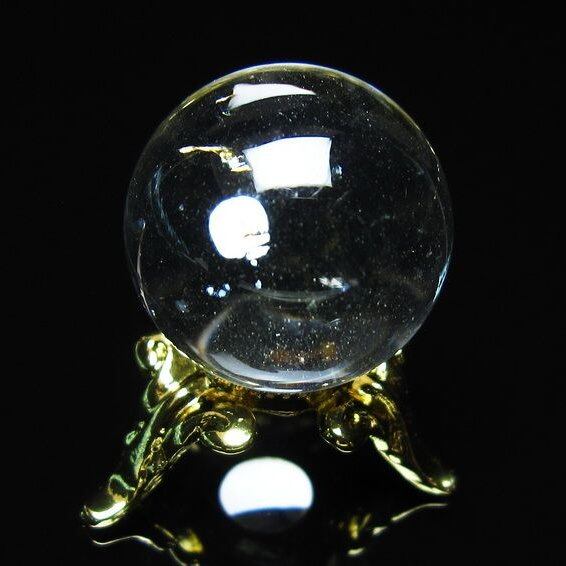 水晶 丸玉 20mm 一点物 141-7604