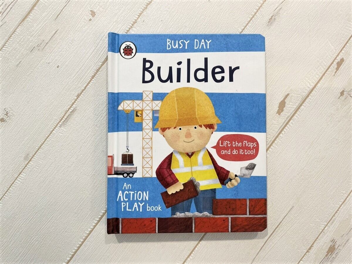 【DP089】Busy Day: Builder: An action play book / picture book