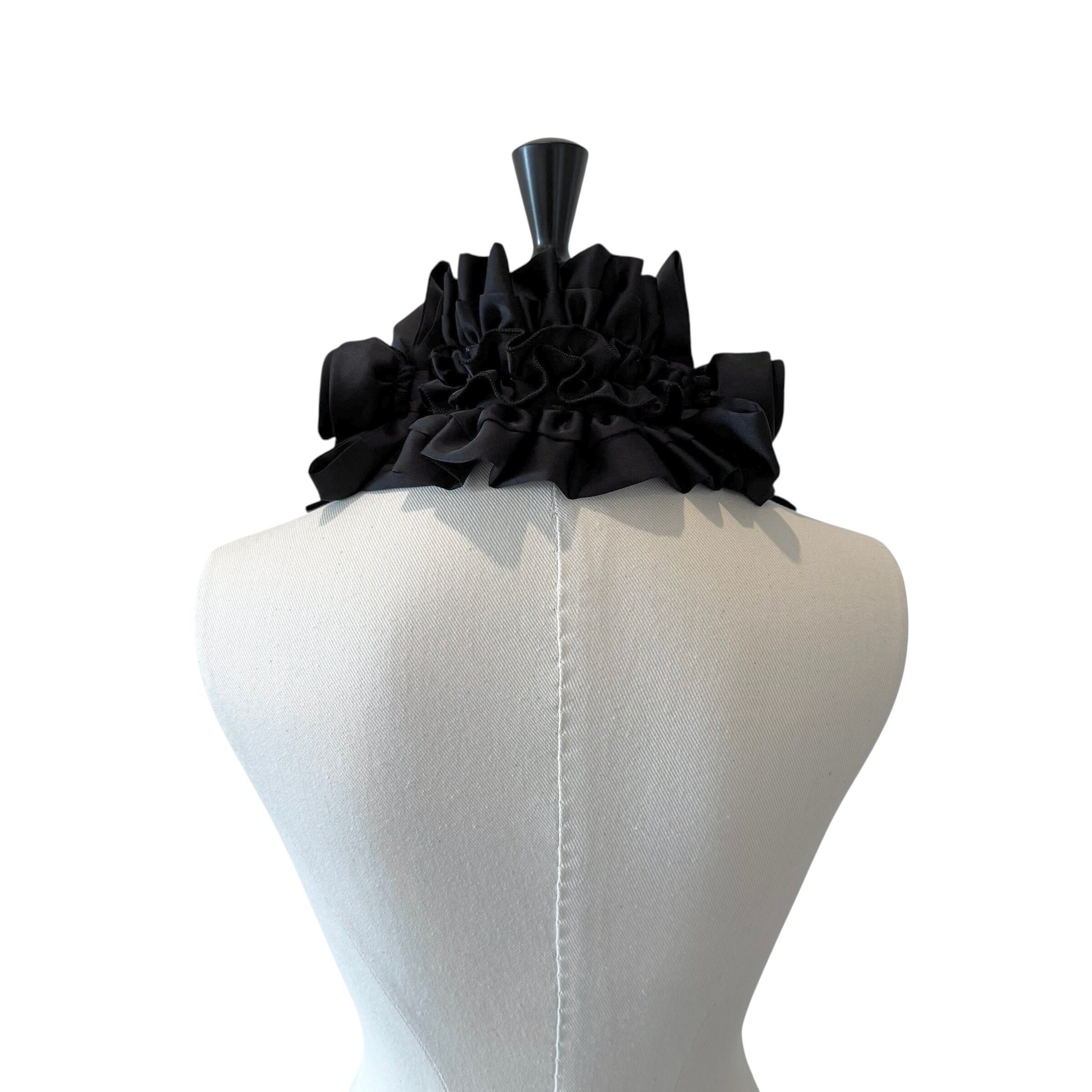 ローズリボンヘッドドレス　BLACK