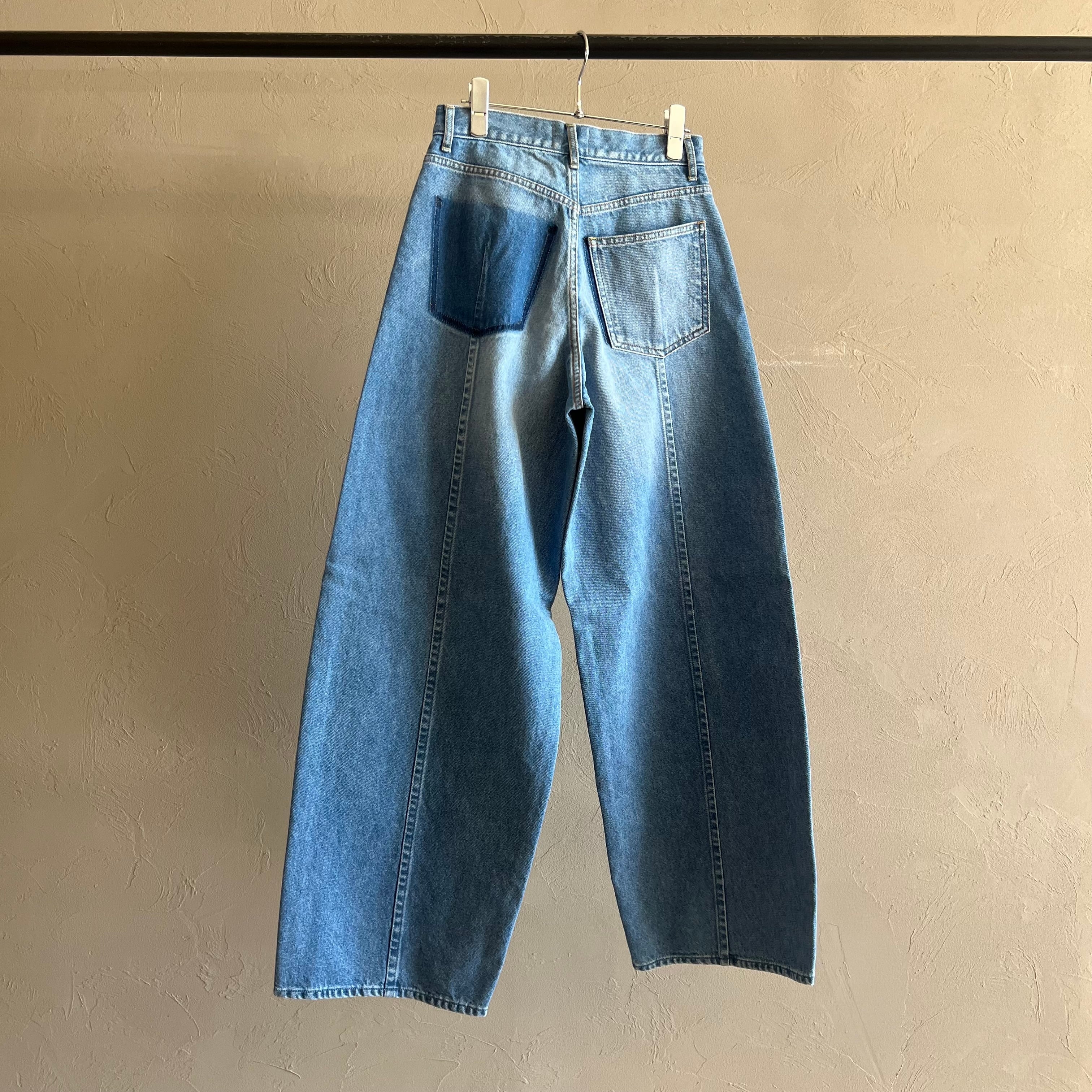SERGE 】REMAKE BACK DARTS PANTS / REMAKE DENIM BLUE | valance 福井