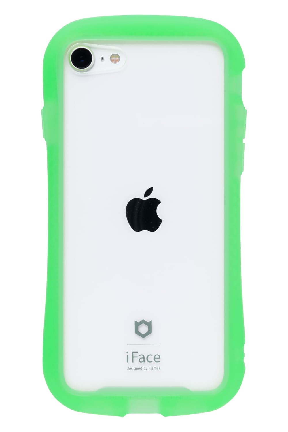 iFace Reflection Neo iPhone SE(第3世代/第2世代)/8/7 ケース クリア 強化ガラス (クリアグリーン)