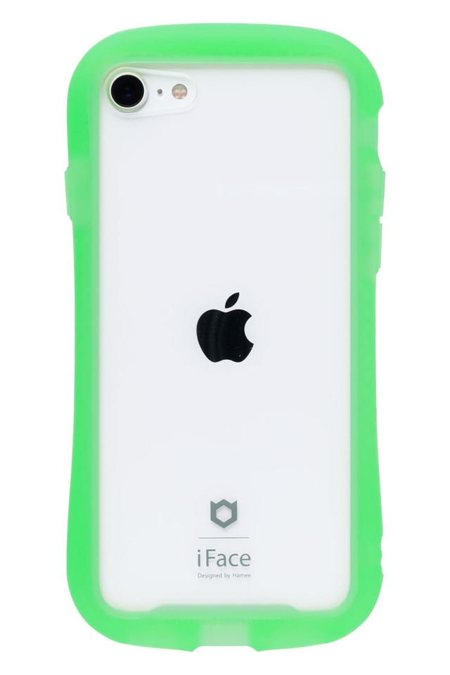 iFace Reflection Neo iPhone SE(第3世代/第2世代)/8/7 ケース クリア 強化ガラス (クリアグリーン)
