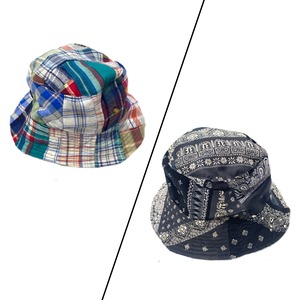 COTEMER Reversible Bucket Hat flannel ×paisley【hat10】