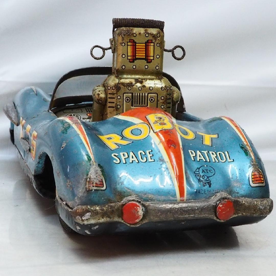 旭玩具ロボット スペース パトロール メルセデス ベンツ tin toy car