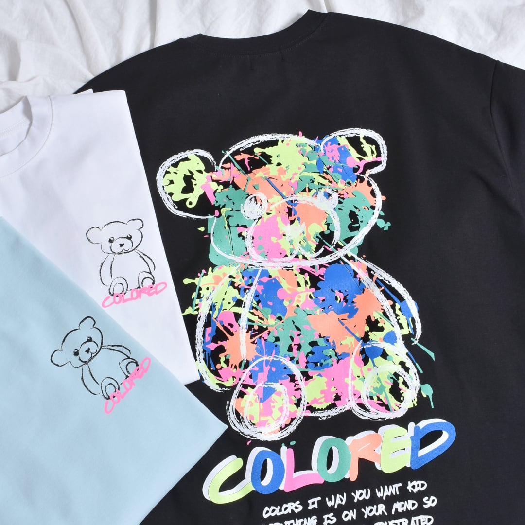 Off カラフルくまtシャツ Volcan Aphrodite