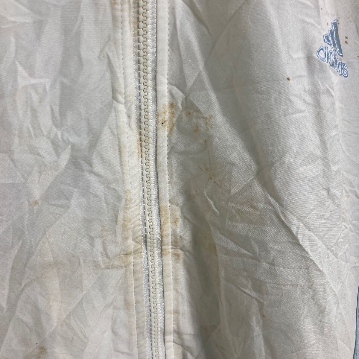 adidas ジップアップ ジャケット 3XL〜 ホワイト ネイビー ライト