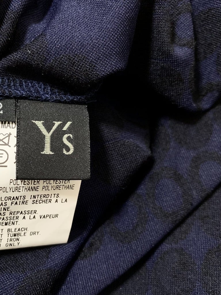 Drop Shoulder Design Dot Pattern Half Sleeve Cut and Sew "Y's"