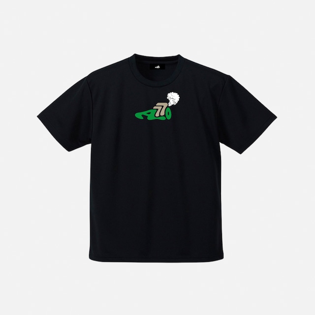 Kicks Logo Eruption Tee - black