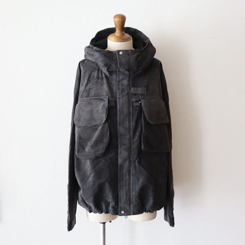 INNAT "  SUEDE FISHING JACKET ( Black )"