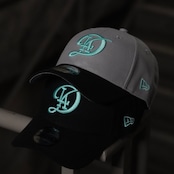 【gifthat別注】NEW ERA 940/9FORTY ロサンゼルス・ドジャース CITY CONNECT GRAY SEAGLASS