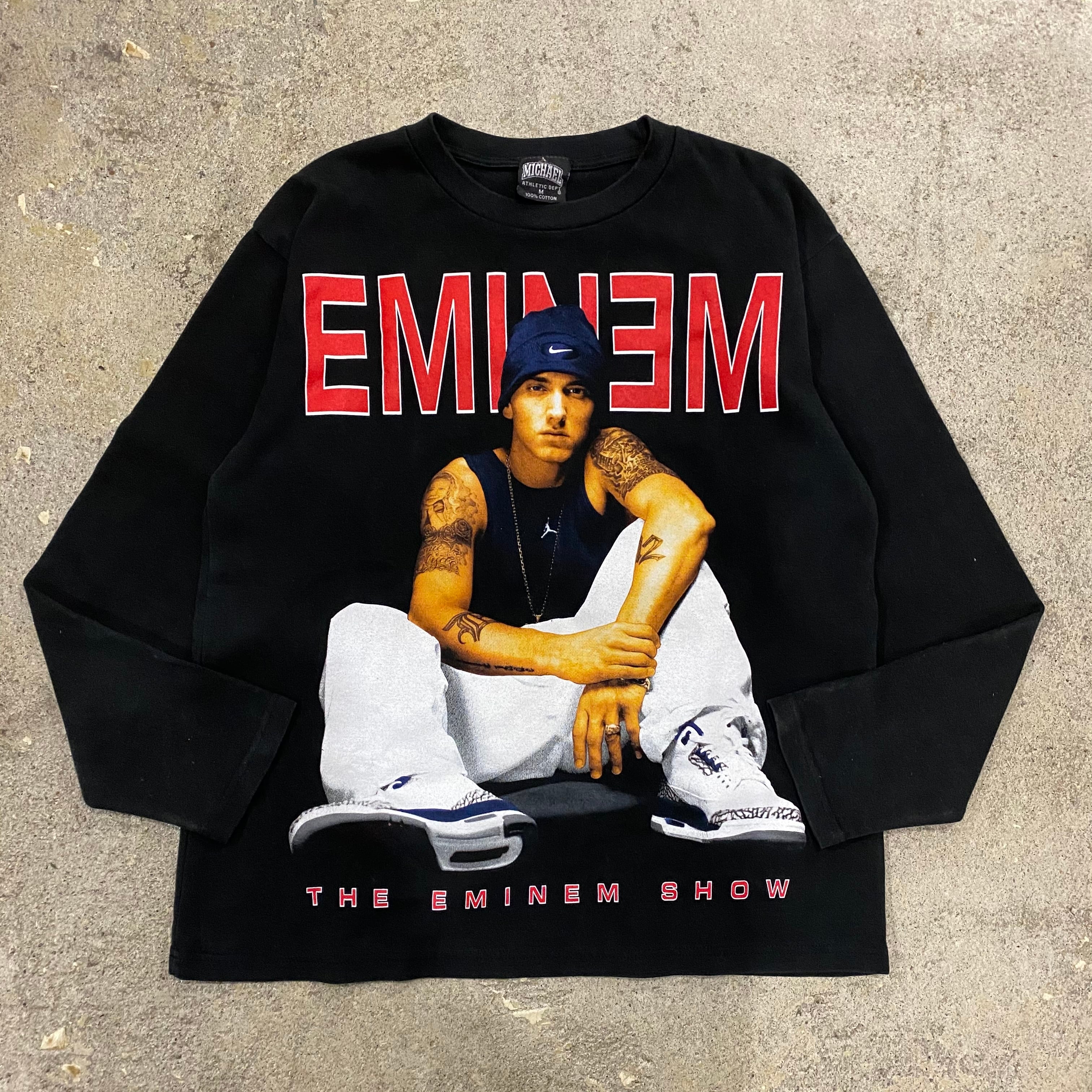00s Eminem L/S t-shirt | What’z up powered by BASE