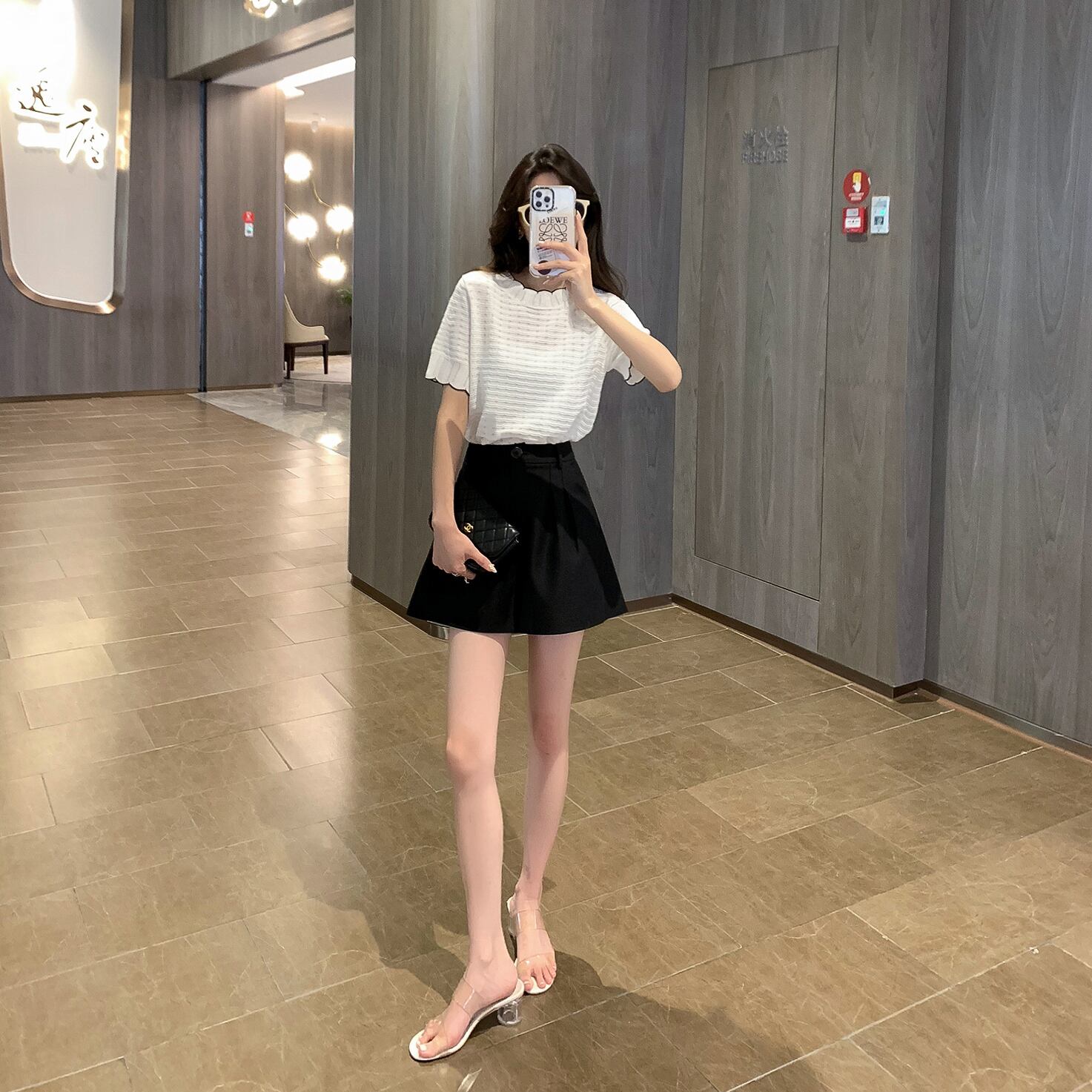 カラーTシャツ レディースサマーホワイトトップス 大人ガーリー スウィート キュート カジュアル エレガント 夏物 6Du_Shop_Women44470867691