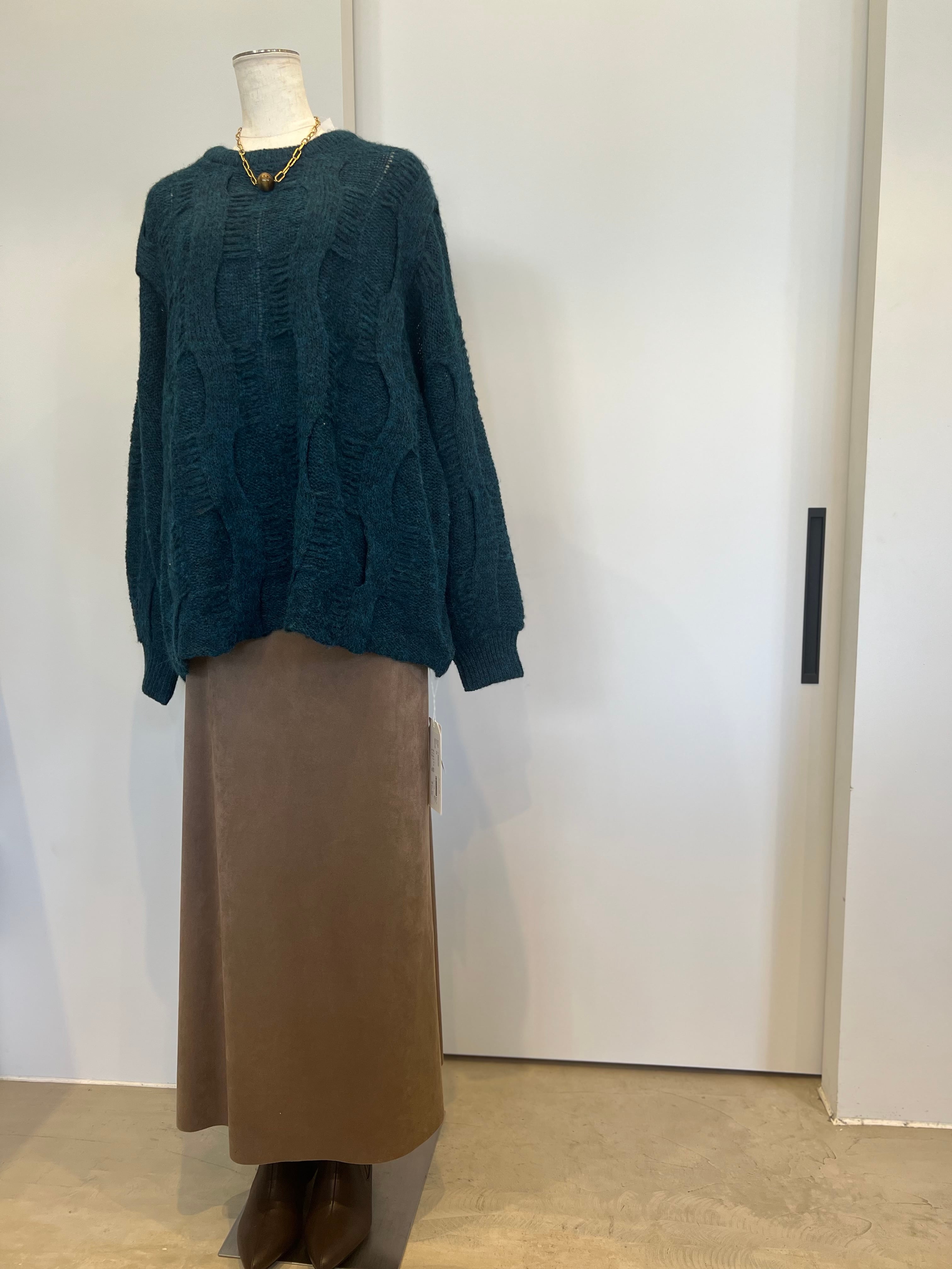 【DONA MARIE】モヘアライク柄ニット 988000