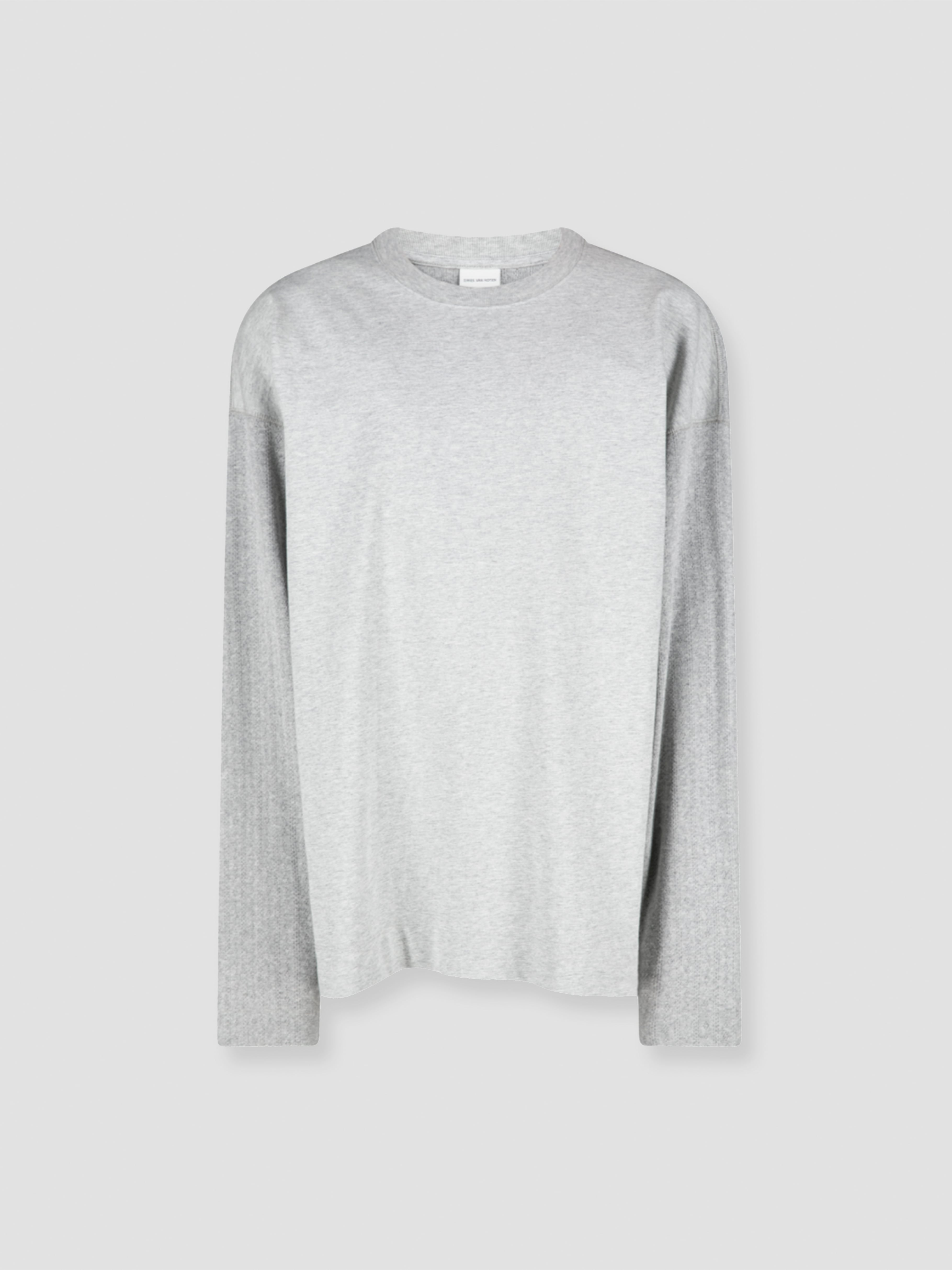 お問い合わせ商品> DRIES VAN NOTEN POINTELLE JACQUARD LS.T-SHIRT