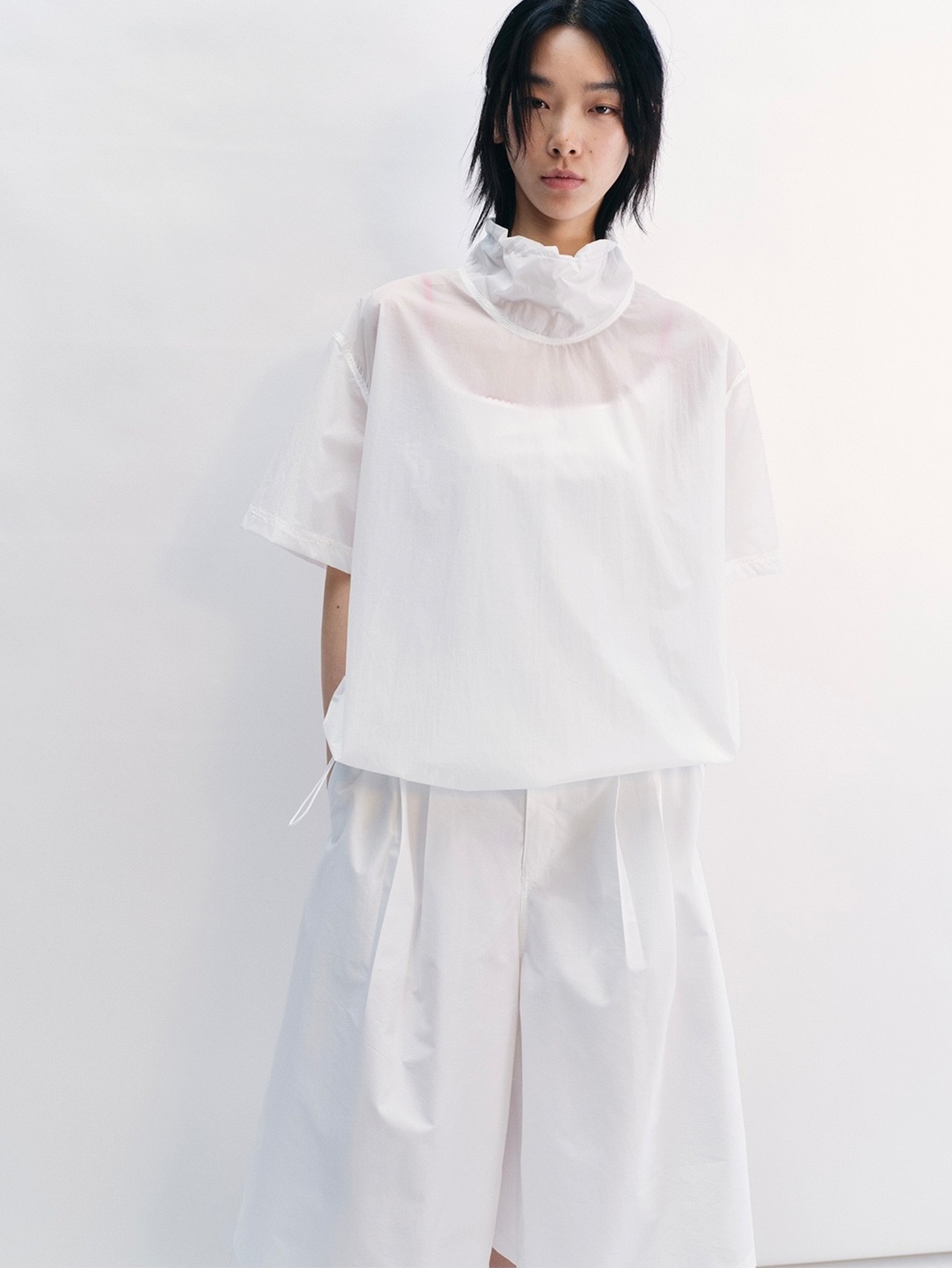 Sheer High Neck Top UH00066