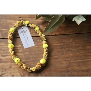 【ご予約品】WR#162【kohana】oval  wreath-kiiro-