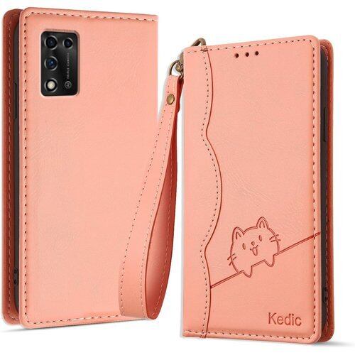 Kedic Galaxy 売り払っ S23 Ultra ケース 手帳型 ピンク
