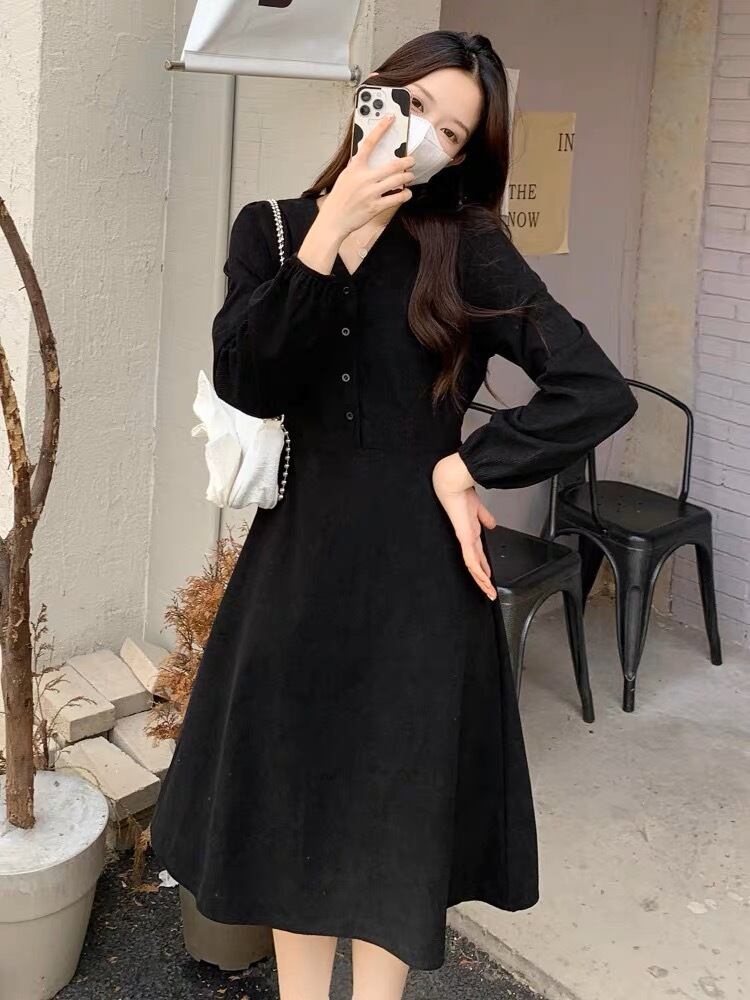 膝丈 フレアワンピース G10CON0037