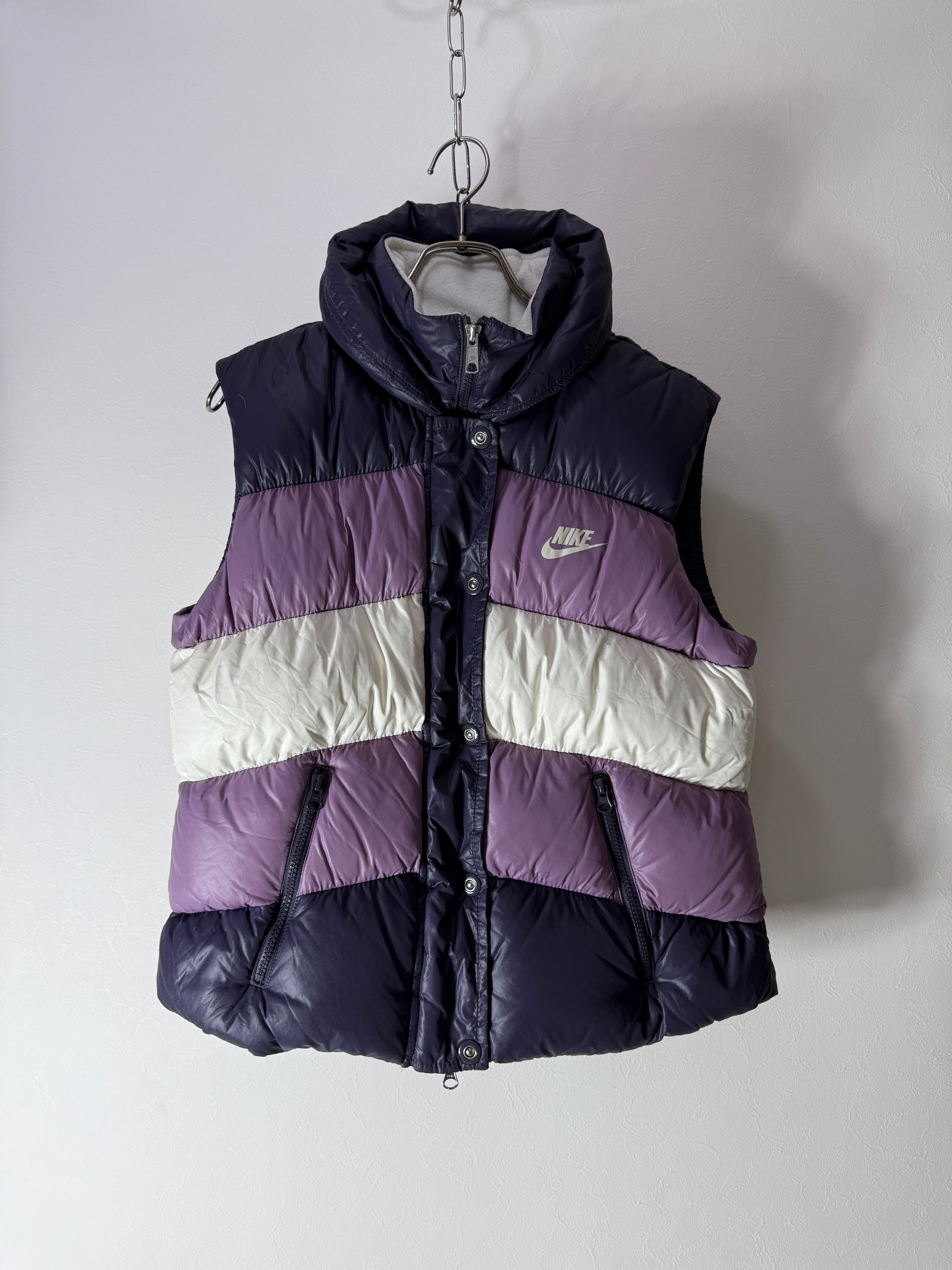 “NIKE ” purple tone down vest