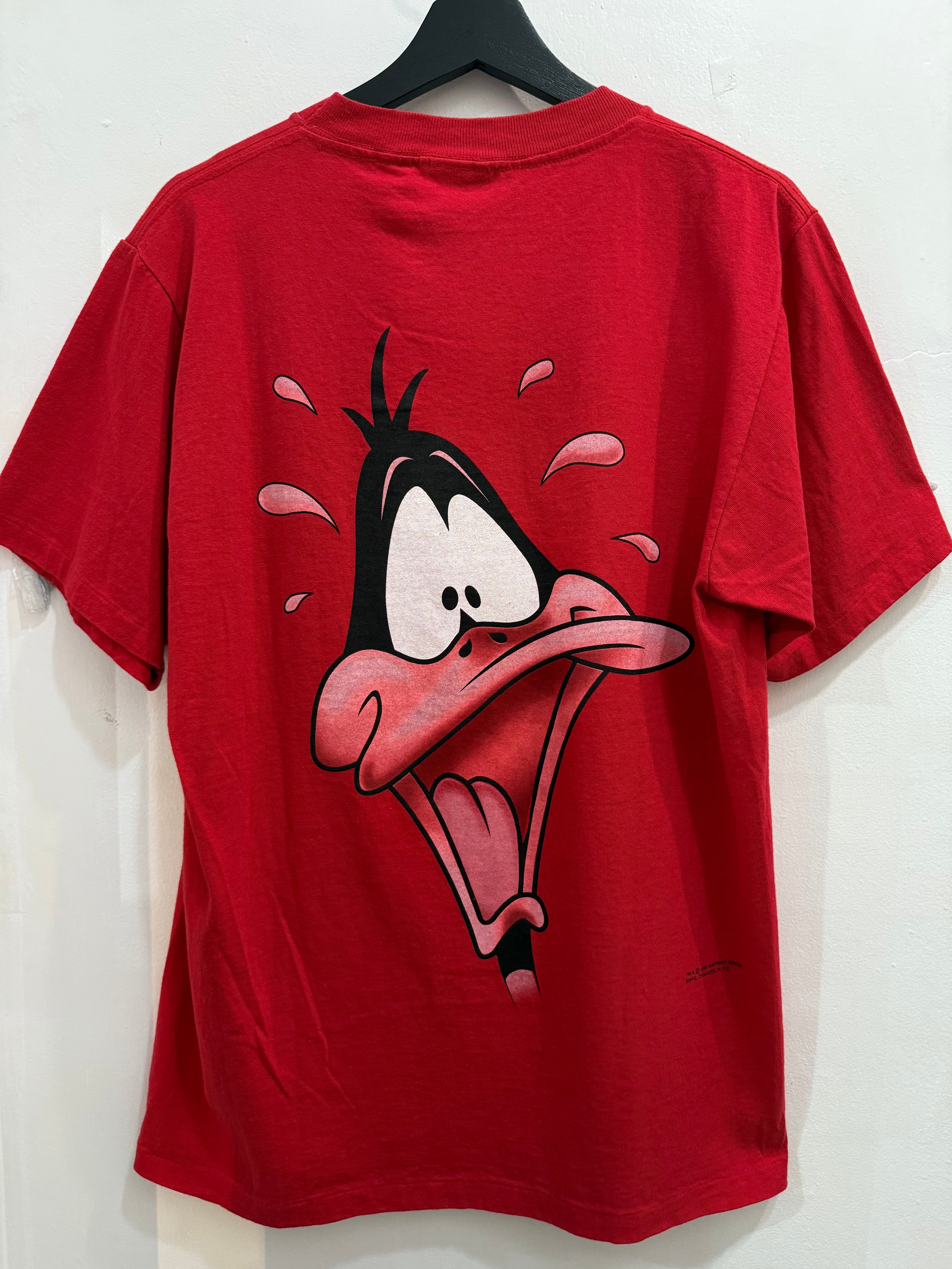 90s Looney Tunes Calvin Klein Parody Daffy Duck Tee /ルーニー