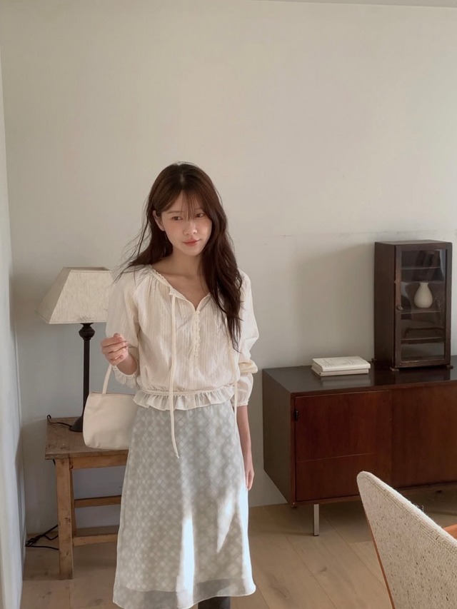 (予約) miel / Aill blouse 2color