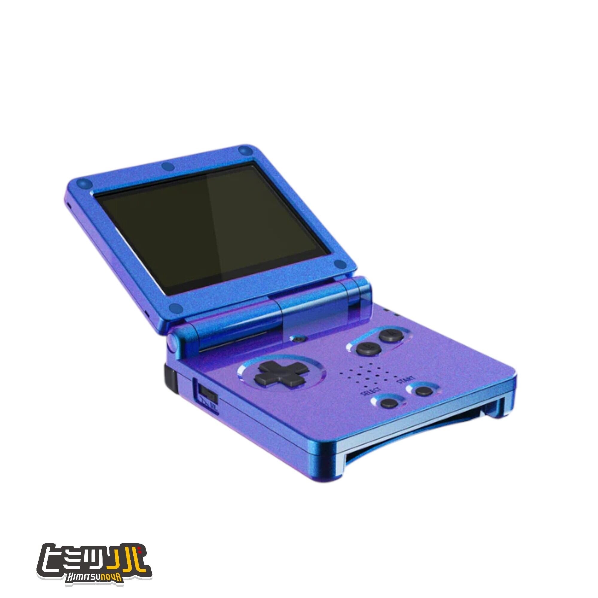 ゲームボーイアドバンスIPS液晶 カメレオンブルー 付属品付き 