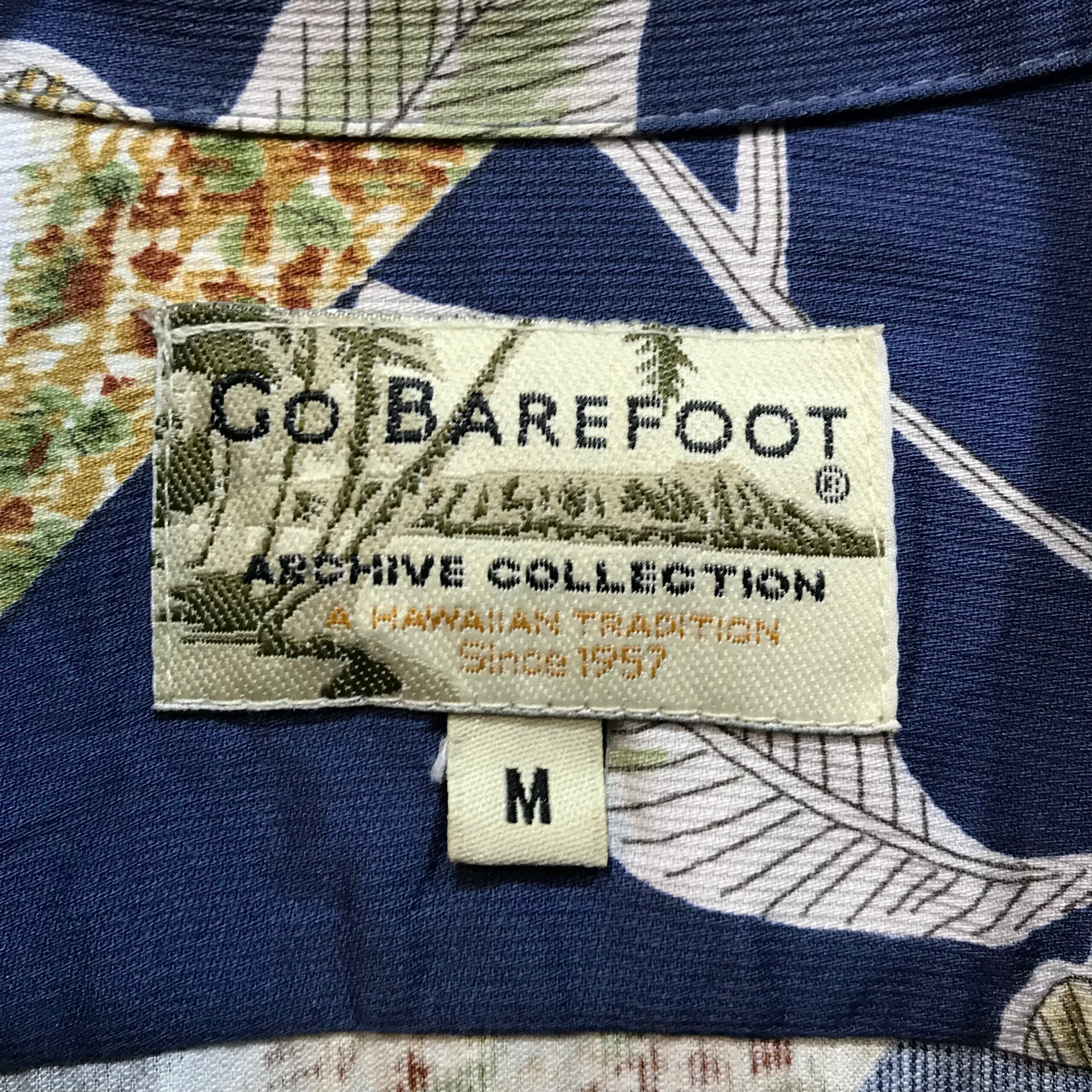Go barefoot  ゴーベアフット ビショップ オープンカラーシャツ