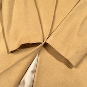 カシミヤ100% SNOB HOUSE スノッブハウス フォックスファー 毛皮付き Aライン ロング コート カシミア サイズ L /ベージュ/レディース