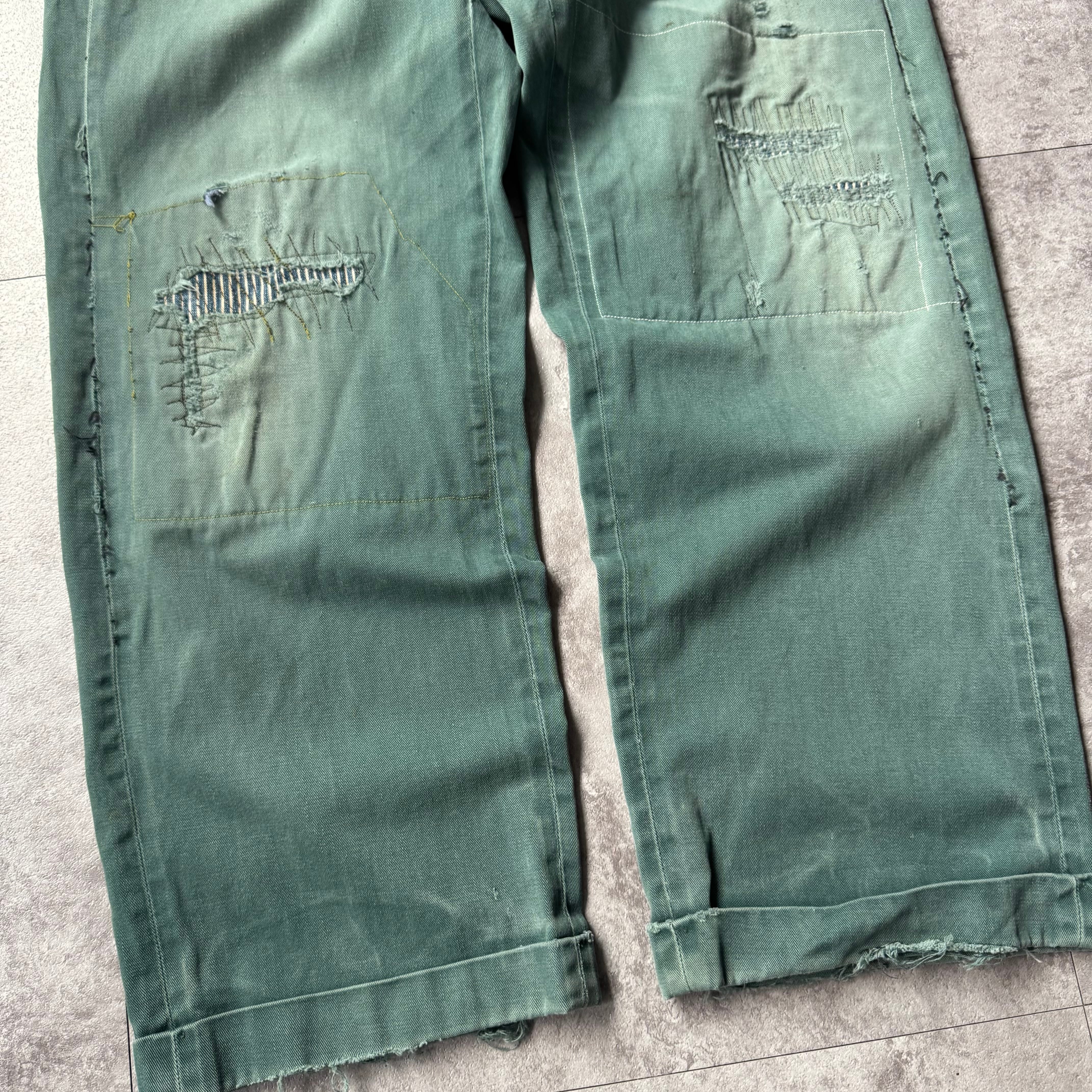 50s 60s USA COTTON WORKPANTS ヴィンテージ 1950's〜 US Vintage All Cotton Work Pants / 50年代〜 オール