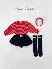 【取寄/韓国直送】Yogurt Mansionポンポンスカートパンツ｜秋服｜韓国子供服｜26/AT