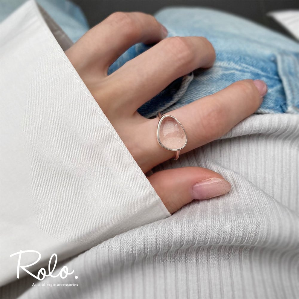 クリアクォーツリング シルバー925 | Roloshop BASE店