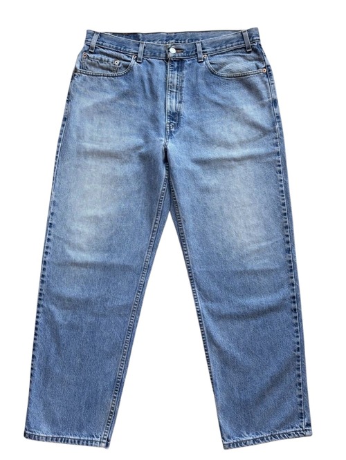 【00s】Levis 550 バギージーンズ デニム パンツ テーパード メンズ W38 インディゴ BLUE 色落ち VINTAGE メキシコ製 リーバイス
