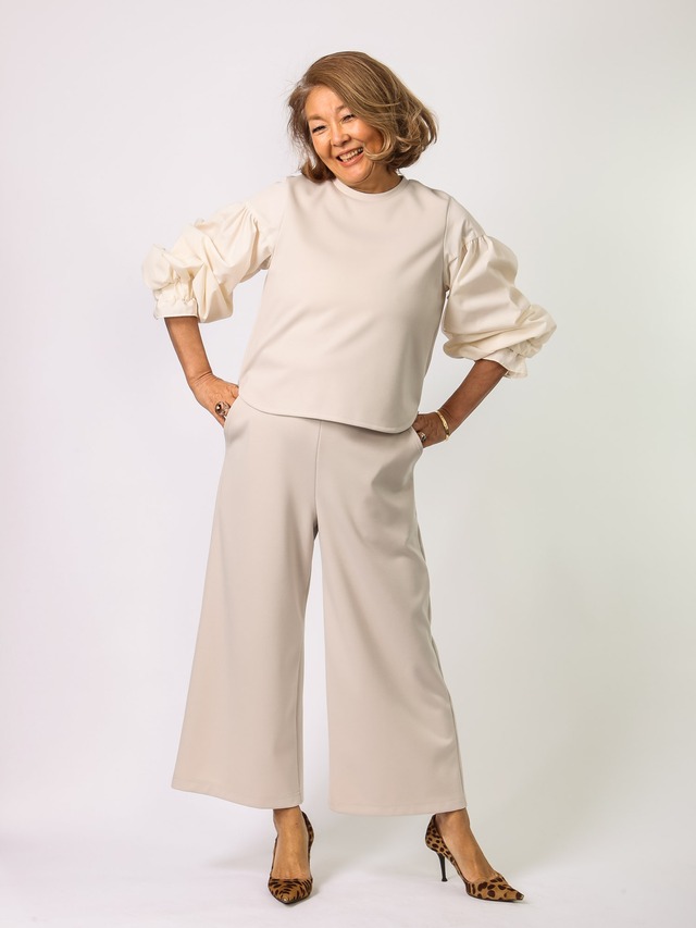 ストレッチポンチガウチョパンツ(Mylanka)