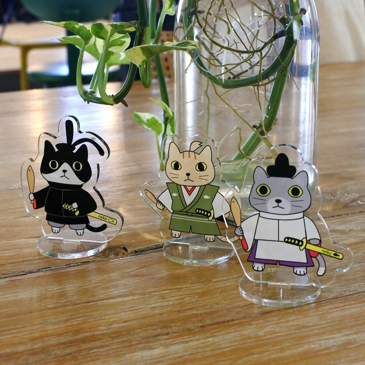 にゃん英傑 のぶにゃが」 アクリルスタンド 猫好きさんにも武将好き