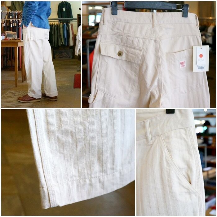 全国宅配無料 ヘリンボーンペインターパンツ FOB FOBエフオービー