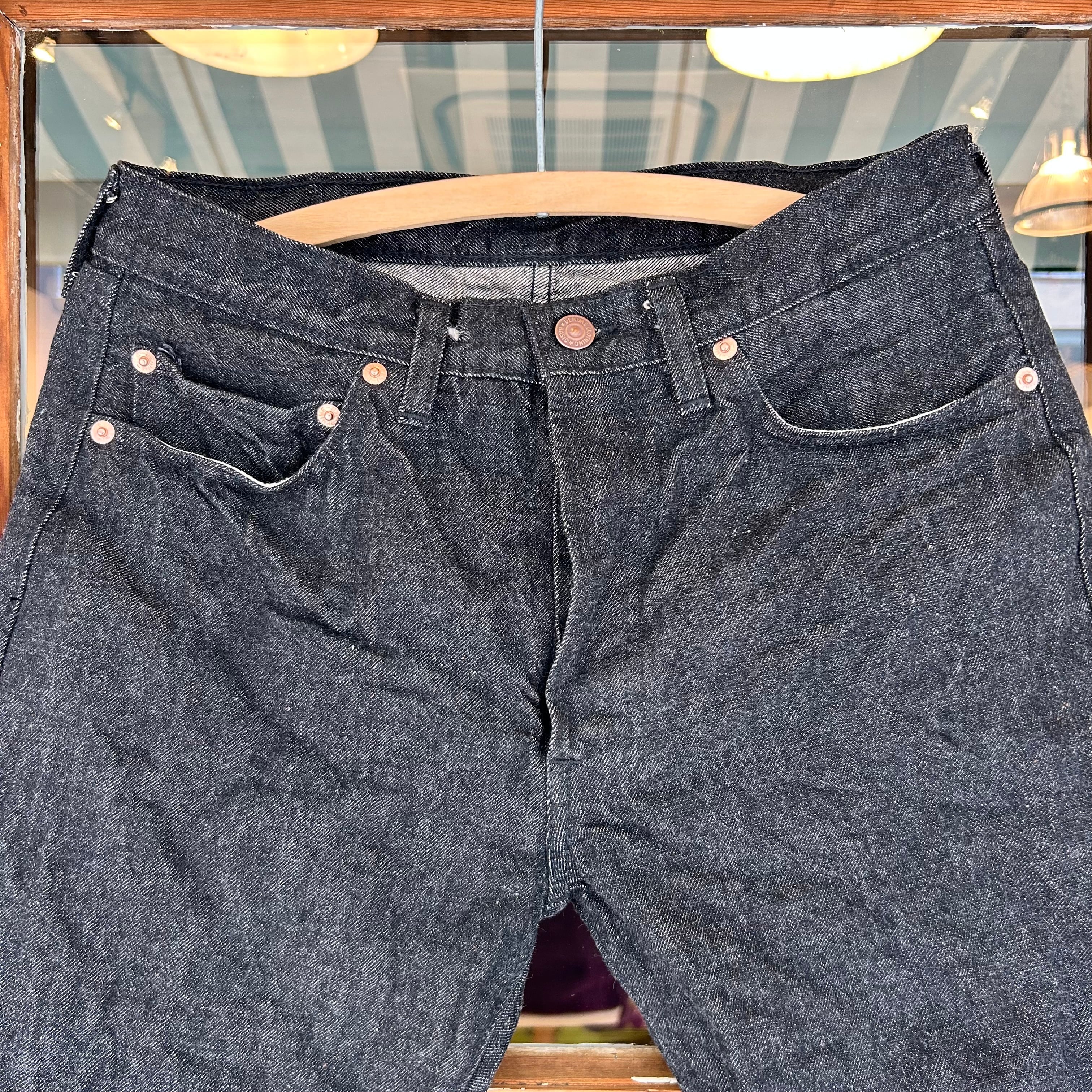 DENIME Lot 224-66B (66 MODEL BLACK DENIM) レングス32inch | union