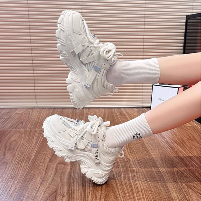 クリーンボリュームレースアップスニーカー   R01546