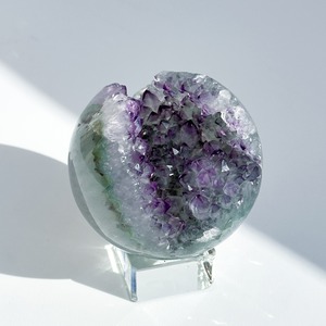 ウルグアイ産アゲート×アメジスト スフィア（丸玉）41◇Agate×Amethyst ◇天然石・パワーストーン