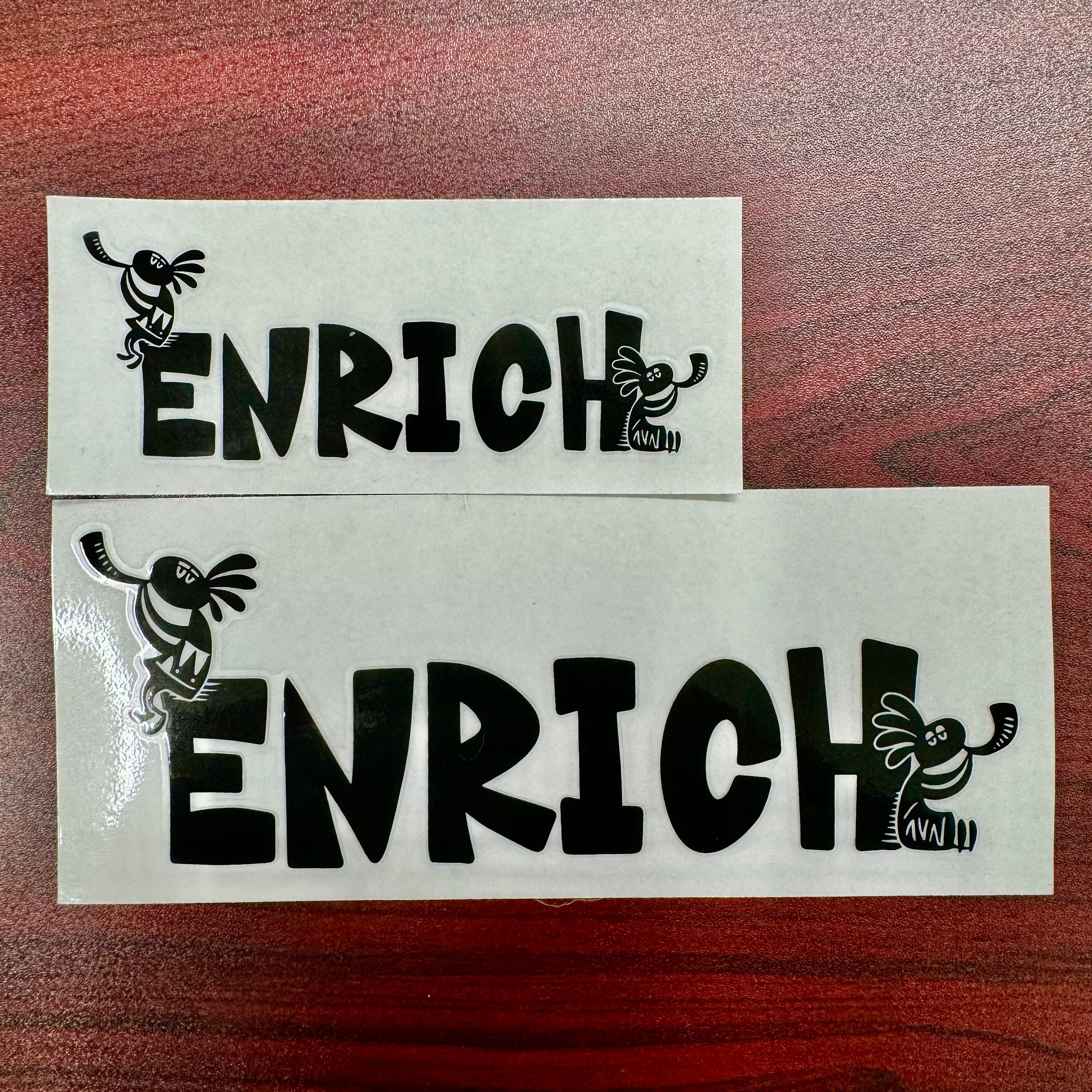 カプラ 転写シール ⑤ ENRICH転写シール(大) | ココペリグッズ、キャンプ用品の【ENRICH】