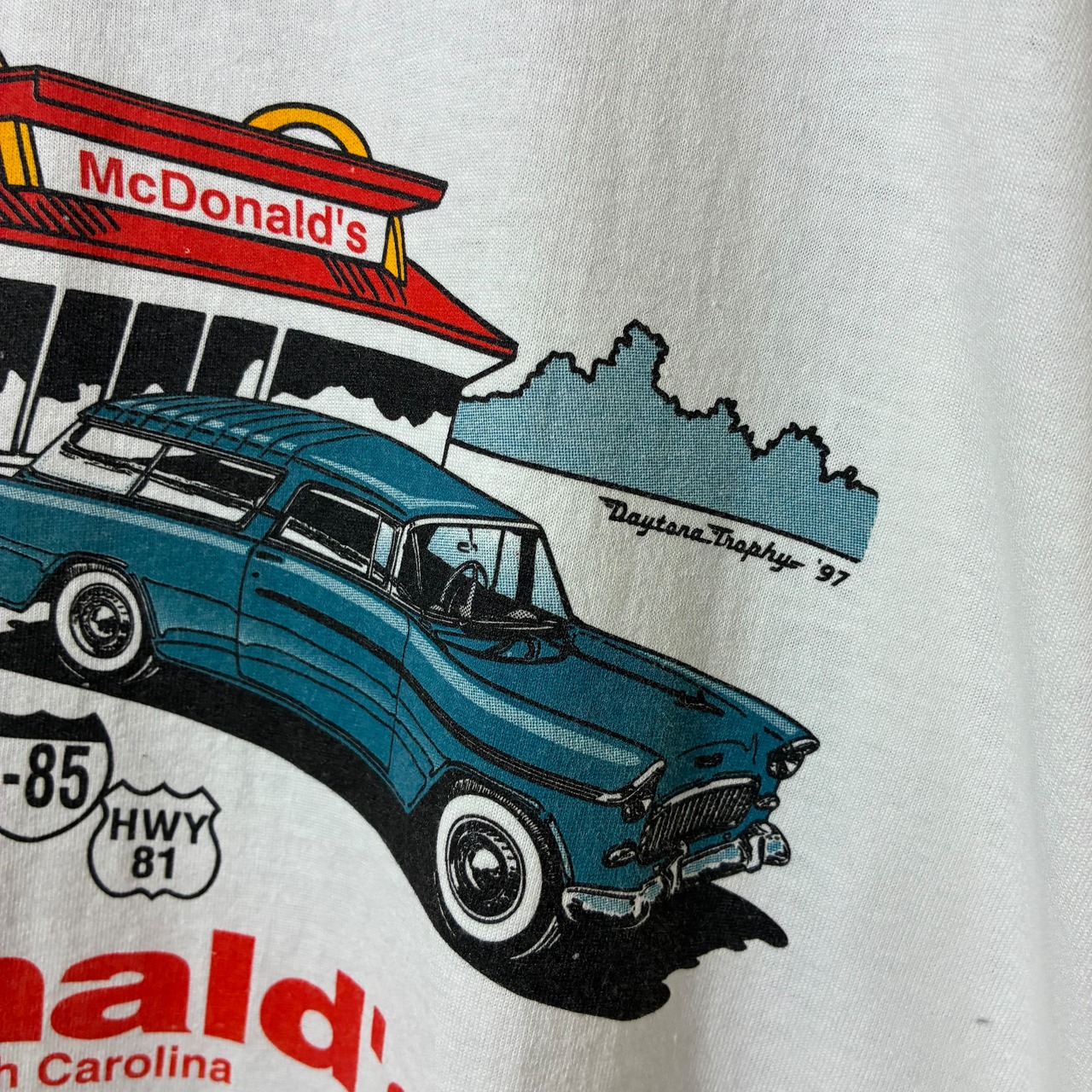 90s McDonald’s ヴィンテージTシャツ 白 マクドナルド