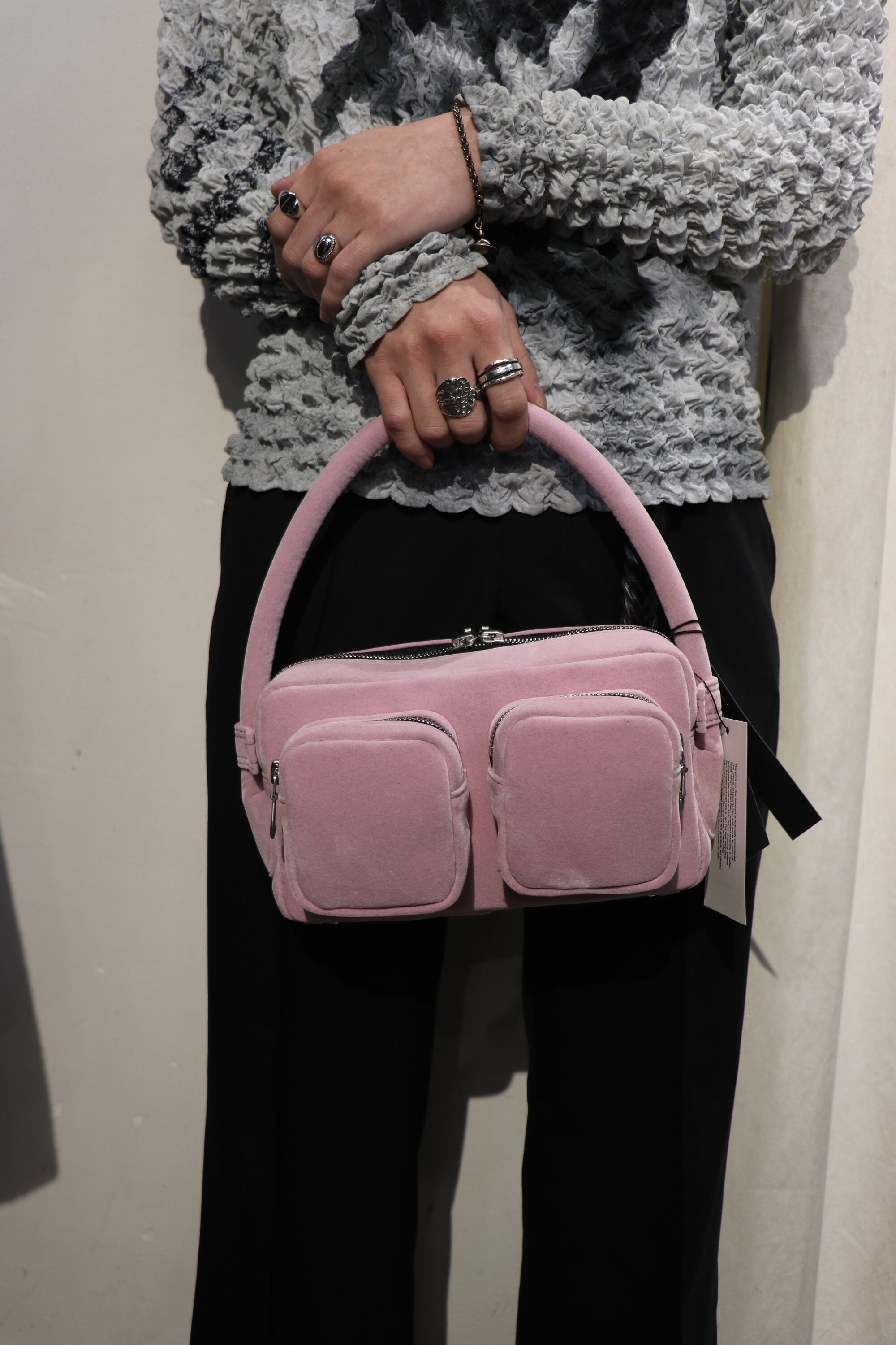 24SS】MASU FLOCKY DOLL MINI BAG(PEACH) MASS-OJ0124 | IAAAM ONLINE