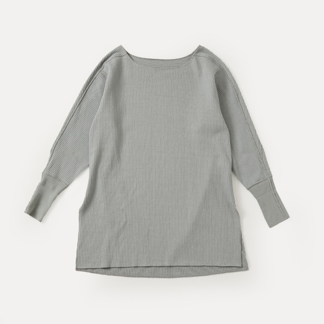 Flat seem top/Grey