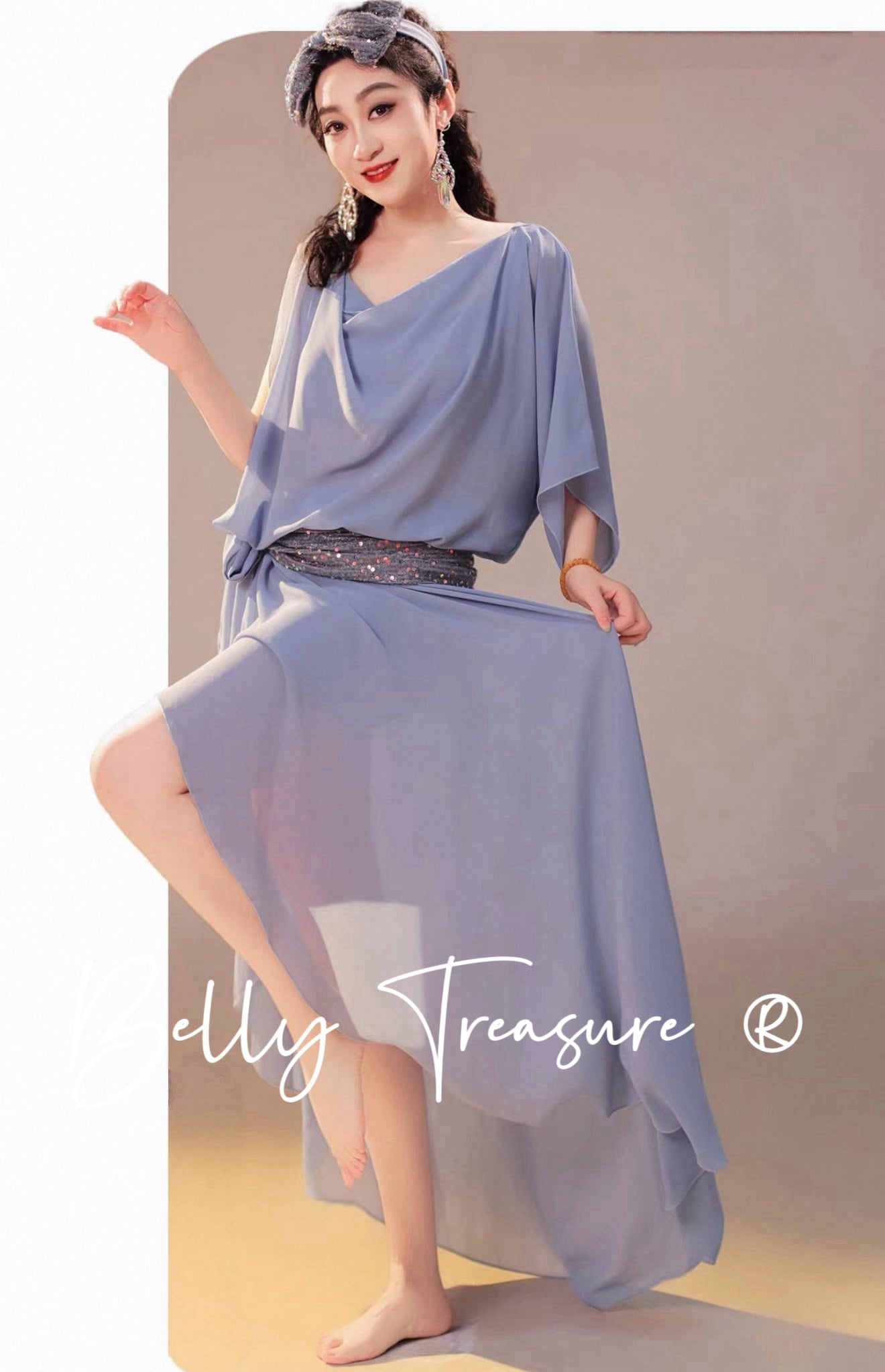 ベリーダンス 4カラー バラディドレス MDW DW328 202603 | Belly