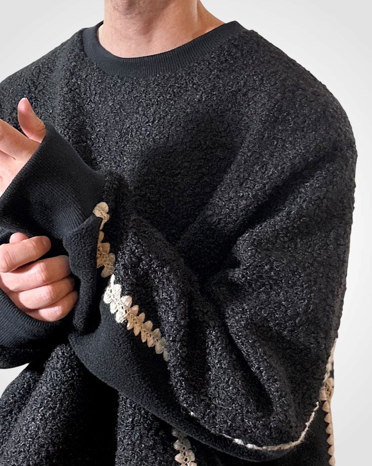 MK27A-C-24 CLAM-SWEAT #BLK