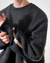 MK27A-C-24 CLAM-SWEAT #BLK
