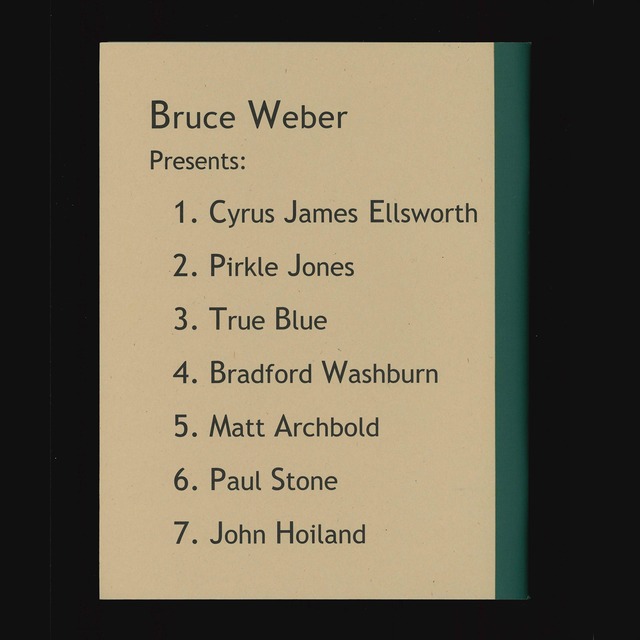 Bruce Weber: ALL-AMERICAN