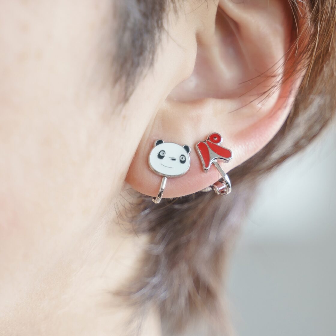 パンダコパンダ イヤリング6個セット アクセサリーシリーズ（6109 