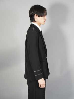 【ALUDE SELECT】hem studs line jacket